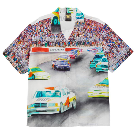 Huf Ανδρικό πουκάμισο Circuit S/S Woven Top